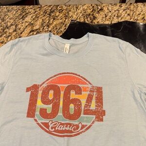 1964 Classic Light Blue T-Shirt vintage style